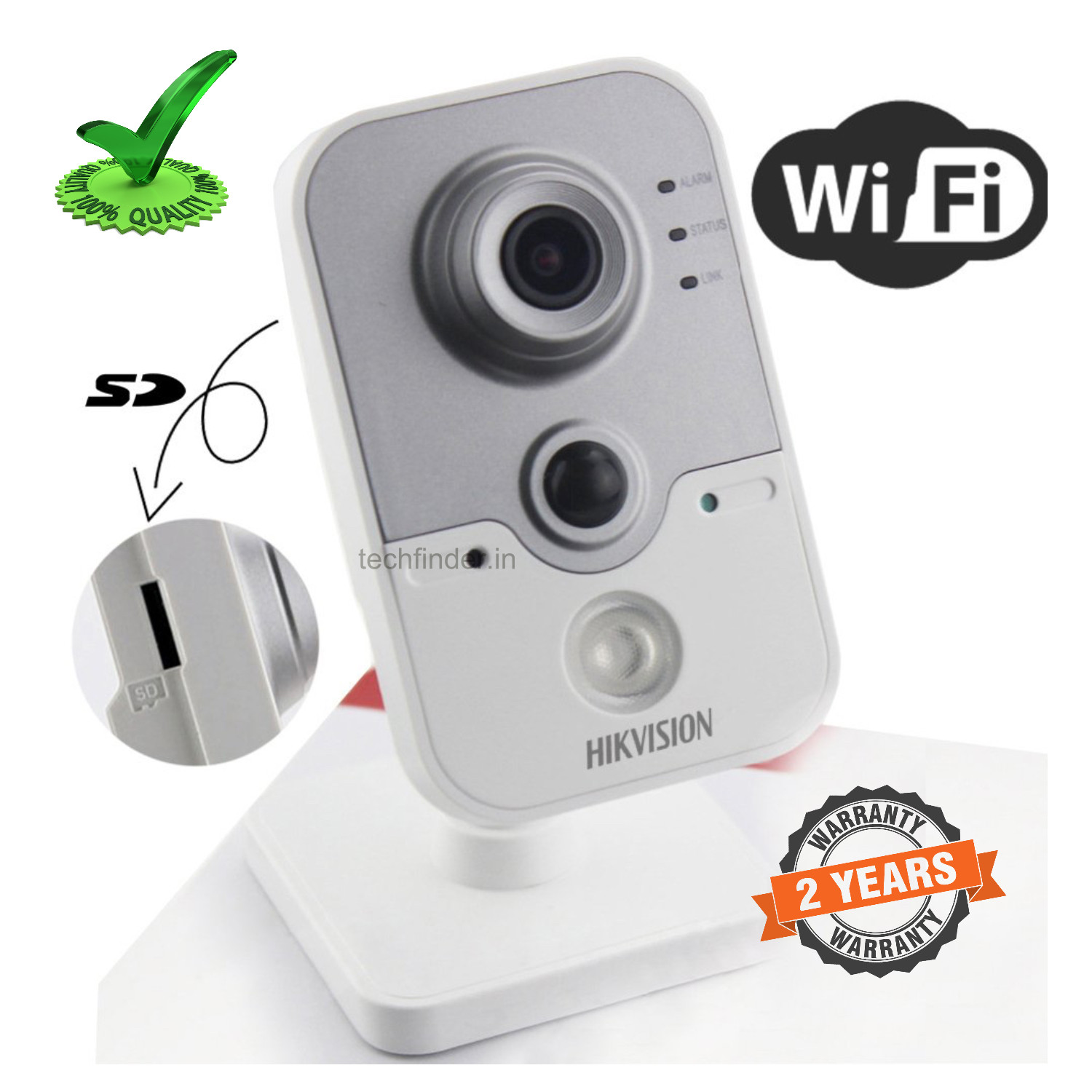Hikvision DS-2CD2442FWD-IW 4mp Vision WDR Wi-Fi Network Cube Camera