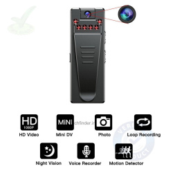 4K High Resolution Wearable Mini Hidden Portable Spy Camera